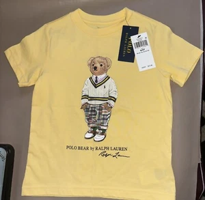 Polo Ralph Lauren~Cotton Bear Jersey Tee~Size 4~NWT~Free Shipping - Picture 1 of 3