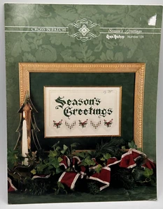 Patrón de punto de cruz contado "Seasons Greeting" por Cross "N Patch Emie Bishop - Imagen 1 de 4