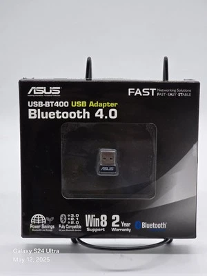 ASUS USB-BT400 USB Adapter w/ Bluetooth Dongle Receiver, Laptop & PC Support - Image 1 of 4