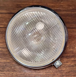 CEV 130 Headlight Bezel w/ Reflector Lens Bulb & Holder Benelli Motobi Guzzi - Picture 1 of 6