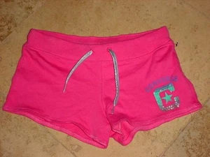 NWT CONVERSE ALL STAR GIRLS ATHLETIC FITNESS JOGGING RUNNING SHORTS PINK SZ M - Picture 1 of 1