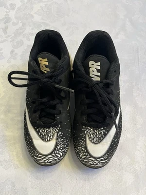 BOTINES DE BÉISBOL/FÚTBOL NIKE VAPOR FAST FLEX NEGROS/BLANCOS Niño Talla 13C Foto 1 de 4