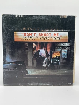 ELTON JOHN DON'T SHOOT ME I'M ONLY THE PIANO PLAYER 12" LP VG+ VINYL + BOOKLET - Image 1 of 4