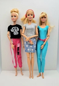 Mattel Barbie Gelenkpuppe blond 3 Stück für OOAK oder Spielen - Bild 1 von 19
