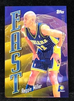 1998-99 Topps Este/Oeste Reggie Miller Jim Jackson #EW20 HOF Foto 1 de 2
