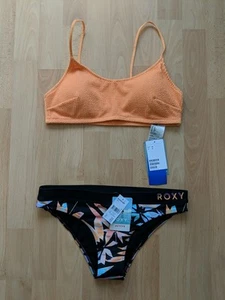 Roxy und H&M Damen Bikini orange schwarz weiß Größe M / 42 - Bild 1 von 5