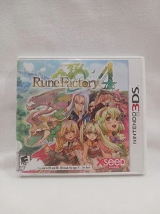 Rune Factory 4 Nintendo 3DS w/ Case & Manual Fantasy Video Game RPG CIB Ex-lib  - Picture 1 of 22