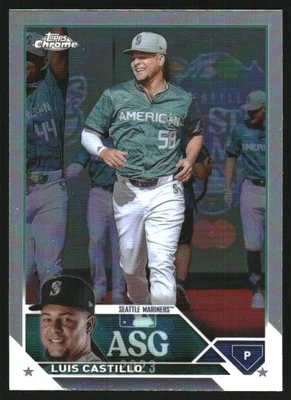 2023 Topps Chrome Update '23 All Star Game #ASGC49 Luis Castillo  - Image 1 of 2
