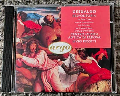 Gesualdo Responsoria Audio CD Carlo Gesualdo Livio Picotti Foto 1 de 3