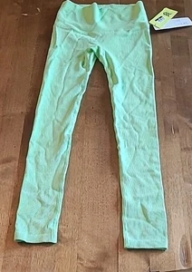 ☀️ (XS) Women's Seamless High-Rise Rib Leggings All In Motion Light Green 415-7 - Picture 1 of 3