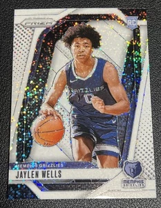 JAYLEN WELLS RC WHITE SPARKLE 2024-25 PANINI PRIZM ROOKIE SSP /20? Grizzlies V - Picture 1 of 10