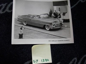 #1880L7 Cadillac 1956 Eldorado Biarrtiz factory photo Press Kit ?? - Picture 1 of 1