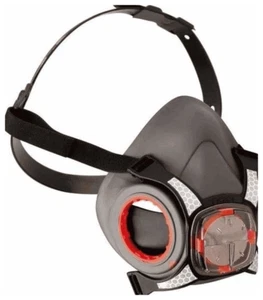 Force™ 8 Halbmaske Atemschutz mittelgrau/rot (F8-820) ohne Filter - Bild 1 von 1