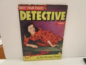 Vintage BEST TRUE FACT DETECTIVE 9/1944 (Sex & True Crime) Post Mortem photos - Picture 1 of 12