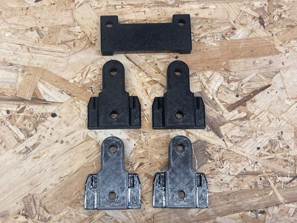 Milwaukee PACKOUT /  Organiser  Compatible Cleats Brackets Wall Mounts Black - Image 1 of 4