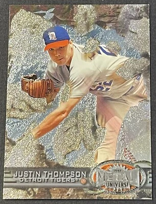 1997 Metal Universe Baseball Card #113 Justin Thompson Detroit Tigers - Image 1 of 2