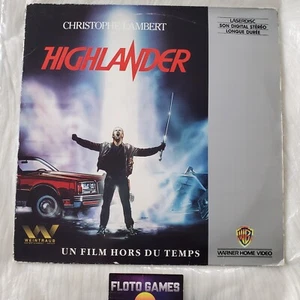 LASERDISC PAL FR : Highlander 1 - C Lambert S Connery - 1986 - Floto Games - Imagen 1 de 4