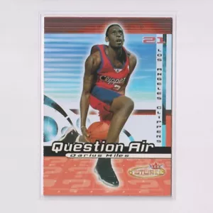 2000-01 Fleer Futures Question Air #6QA Darius Miles RC Rookie - Picture 1 of 8