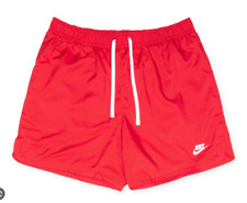 Nike Sportswear Essentials Shorts Woven Lined Flow Red Men's Size XXL DM6829-657