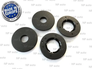 2X NEW TYPE ROUND FORD BLACK CAR MAT CLIPS CARPET FIXING GRIPS FLOOR HOLDERS - Picture 1 of 4