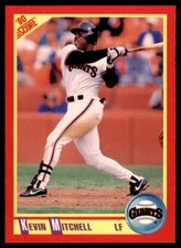 1990 Score Kevin Mitchell (100) Baseball Cards #343