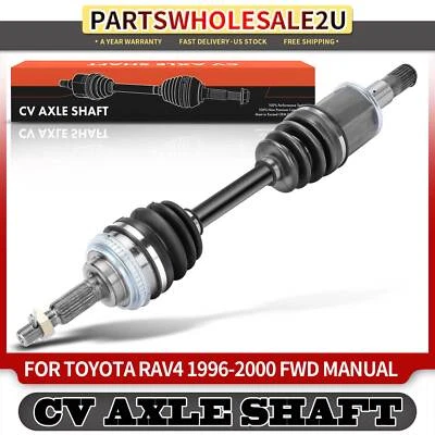 Conjunto de eje delantero izquierdo LH CV para Toyota RAV4 1996-2000 FWD transmisión manual. Foto 1 de 4