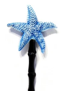 Grattagraffi posteriore dipinto a mano 18" stella marina blu pesce stella marina 70B - Foto 1 di 3