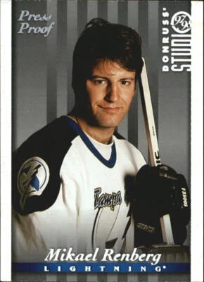 1997-98 Studio Press Proofs Silver #49 Mikael Renberg /1000 - NM-MT - Image 1 of 2