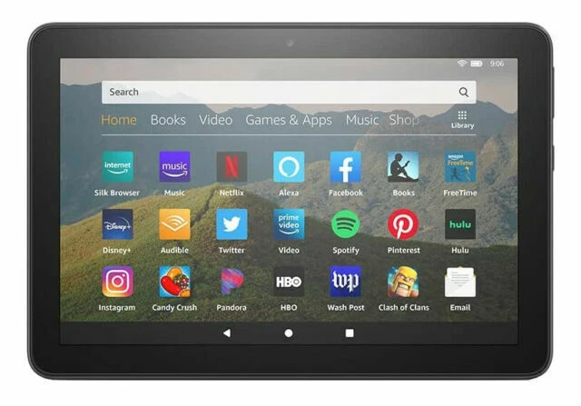 Amazon Fire HD 8 (10th Generation) 64GB, Wi-Fi, 8in - Black (with Special Offers)