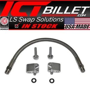 LS LS1 Throttle Body Coolant Bypass Hose Kit / Head Steam Port Crossover - Picture 1 of 3