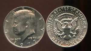 1977-P MEZZO DOLLARO KENNEDY (RK989) Bella moneta - Foto 1 di 1