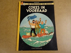 STRIP HERDRUK MET LINNEN RUG UIT 1966 / KUIFJE - COKES IN VOORRAAD - Picture 1 of 4