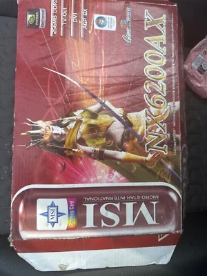 MSI NX6200AX 256MB DDR2 AGP8X RARE !!! - Image 1 of 4