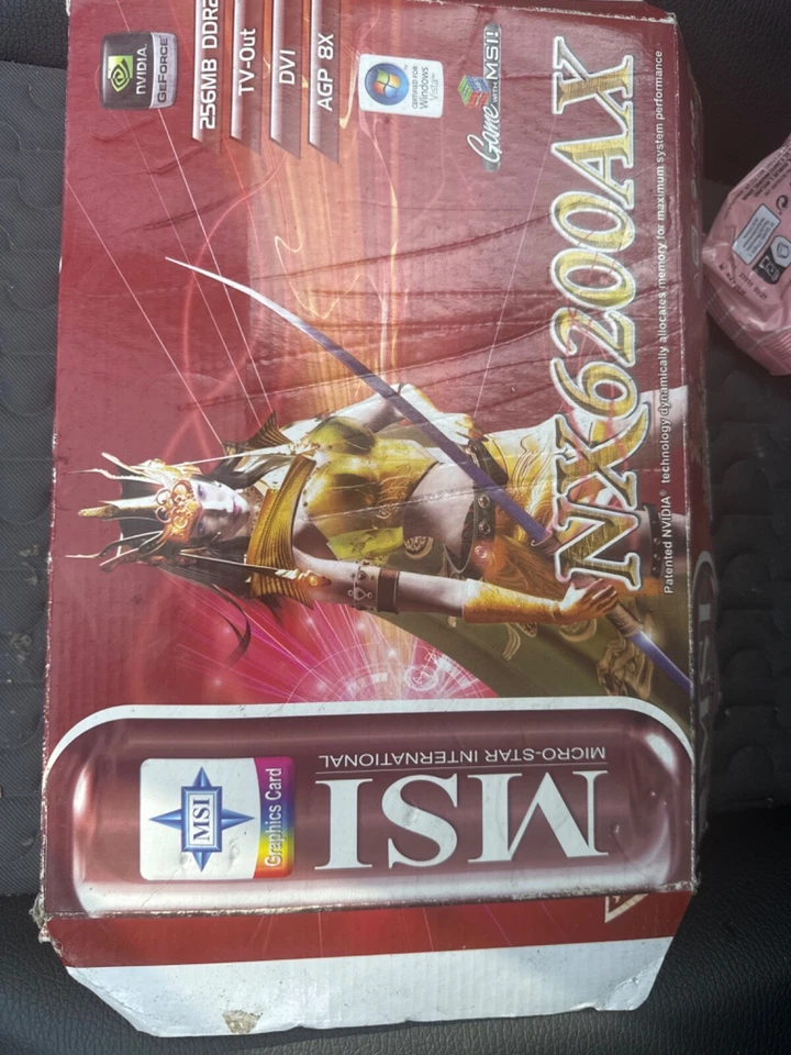 MSI NX6200AX 256MB DDR2 AGP8X RARE !!! - Image 1 of 4