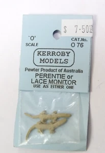 Kerroby Models O Scale 1/45 painted white metal Lace Monitor Pkt 2. Part #O76 - Picture 1 of 3