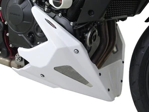 BELLY PAN HONDA CB750 HORNET 2023, XL750 TRANSALP 2023, WHITE- SILVER MESH - Picture 1 of 5