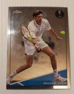 2021 Topps Chrome Tennis Base Card - Michael Stich #64
