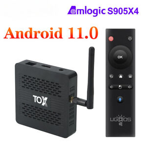 Smart TV Box Android 11 4GB 32GB Dual Wifi 1000M Internet BT4.1 Media Player New