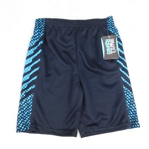 Crunch Time Boy's Elastic Waist Blue Stripe Athletic Shorts - 8-10 Medium #5267 - Picture 1 of 7