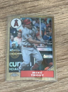 2022 Topps Chrome 1987 Topps Mike Trout #87BC-1 Angels - Picture 1 of 1