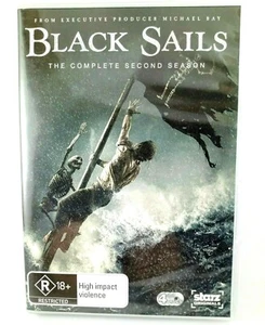 Black Sails The Complete Second Season - Approx. 555 min 4 x DVDs. - Picture 1 of 5