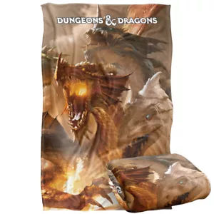Dungeons & Dragons Tiamat Art Silky Touch Super Soft Throw Blanket - Picture 1 of 8