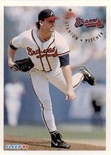 1994 Fleer Atlanta Braves Baseball Card #376 Mike Stanton