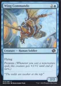 WING COMMANDO 073/287 FOIL THE BROTHERS' WAR MTG MAGIC NM - Bild 1 von 1
