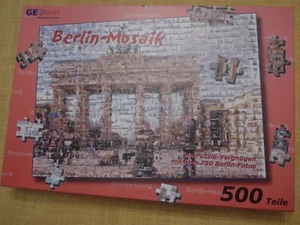 Puzzle 500 Teile Foto Mosaik Berlin Brandenburger Tor geovisionen - Bild 1 von 5