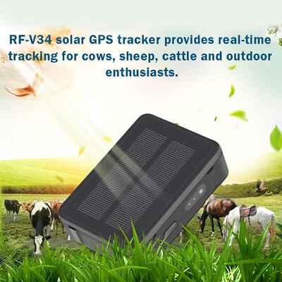Sheep Horse GPS Locator Vehicle Car Tracker Solar Power 9000mAh with Alarm - Image 1 of 4