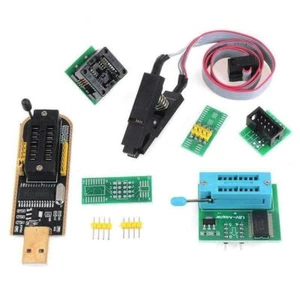 HIGH QUALITY usb programmer CH341A + SOIC8 clip + 1.8V + SOIC8 adapter X5F5 - Bild 1 von 12