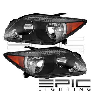 Grey Bezel Halogen Headlights Headlamps for 2005-2007 SCION tC - Left Right Pair - Picture 1 of 2