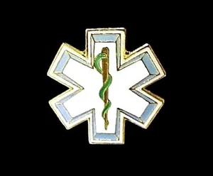 Star Of Life Anstecknadel Abzeichen Cap Tack EMT EMS Medical Rescue Neu - Bild 1 von 3