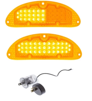 United Pacific Sequential LED Parking Light Set For 1955 Chevy Bel Air 150 210 - Image 1 of 4